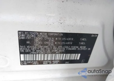 2024 Toyota Rav4 Prime Se from USA, damaged, VIN JTMAB3FV2RD215050